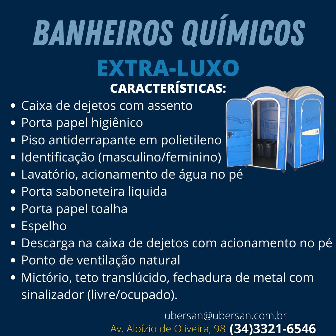 Ubersan Uberaba Banheiro Quimicos Extra luxo 2